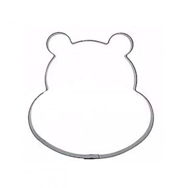 Cortador Inox Face Hipopotamo 1G - R.R. Oliveira