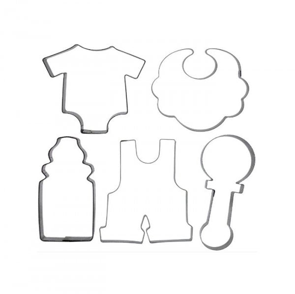 Kit Cortador Inox Cha Bebe 3P - R.R. Oliveira