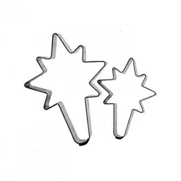 Kit Cortador Inox Estrela 8 Pontas - R.R. Oliveira