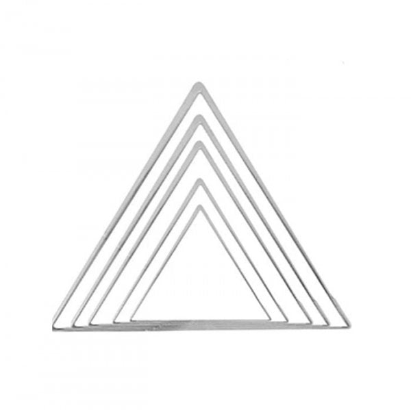 Kit Cortador Inox Triangulo - R.R Oliveira