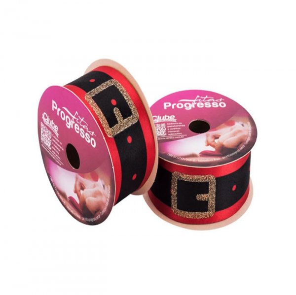 Fita Cinto Papai Noel 10M X 22Mm (Ecf005Tg) Cor 001 - Fitas Progresso