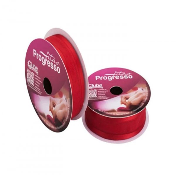 Fita Voal Zc005 (10M X 22Mm) Vermelho (209) - Fitas Progresso