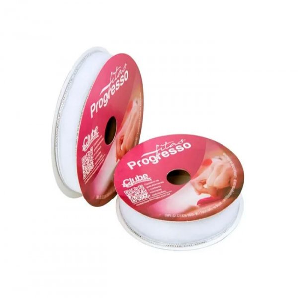 Fita Voal Ourela Prata Zp003 (10M X 15Mm) Branca (201) - Fitas Progresso
