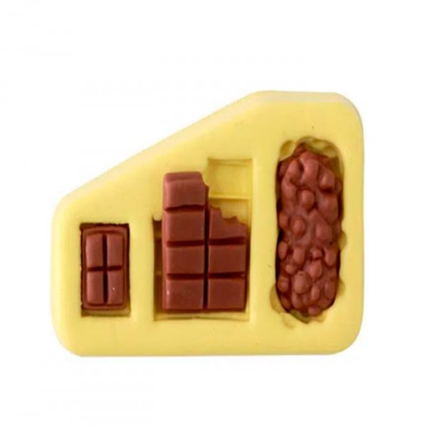 Molde de Silicone Chocolate (001) - Blue Star