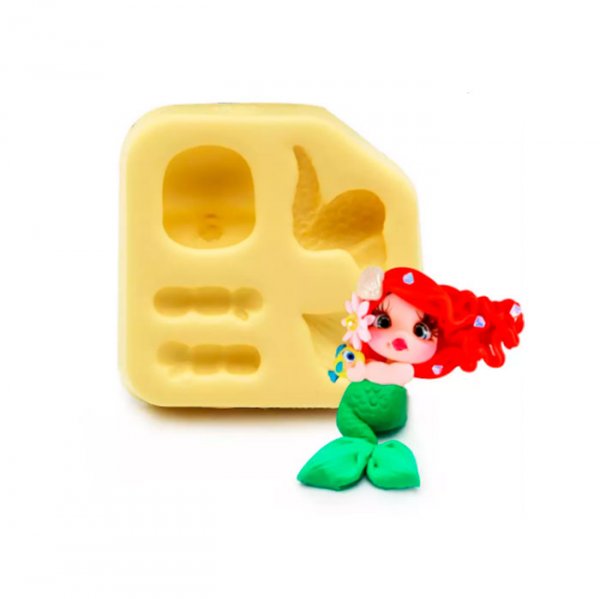 Molde de Silicone Sereia (015) - Blue Star