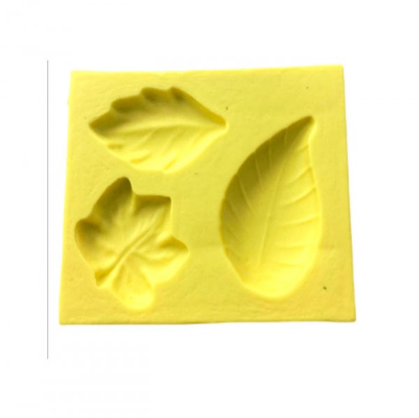 Molde De Silicone Folhas Médias (1220) - Mazulli