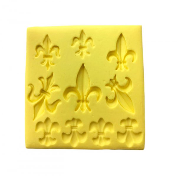 Molde De Silicone Flor De Lis (1396) - Mazulli
