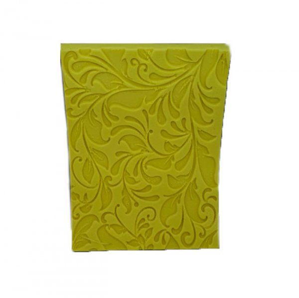 Molde De Silicone Textura Floral (1973) - Mazulli