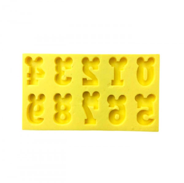 Molde De Silicone Números Orelhinhas (1933) - Mazulli