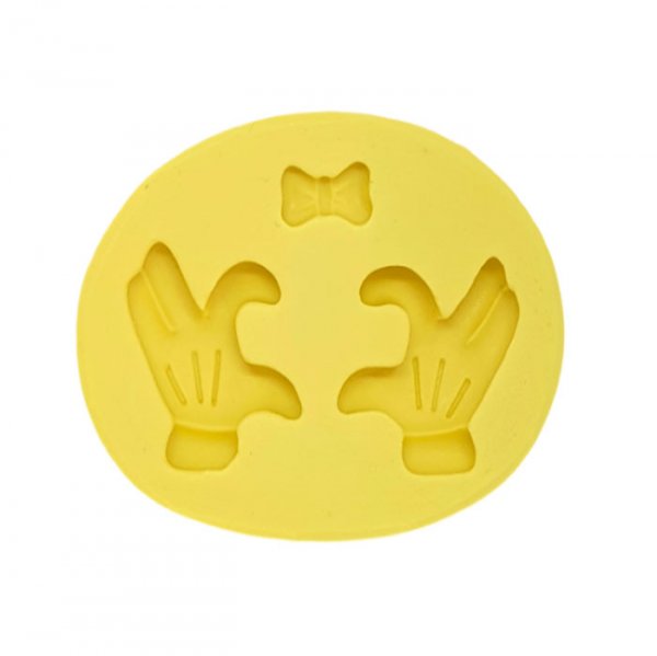 Molde De Silicone Mão Mickey/Lacinho (1850) - Mazulli