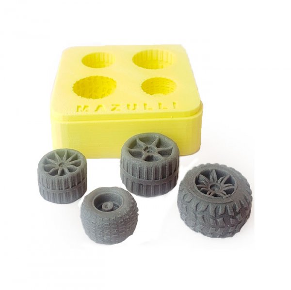 Molde De Silicone Kit Rodas (2264) - Mazulli