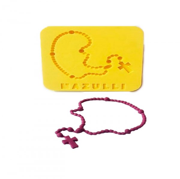 Molde De Silicone Rósario Médio (2279) - Mazulli