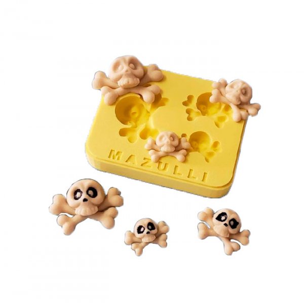 Molde De Silicone Caveirinhas (2288) - Mazulli