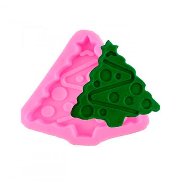Molde De Silicone Árvore Natal (N4) - Moldes Planet