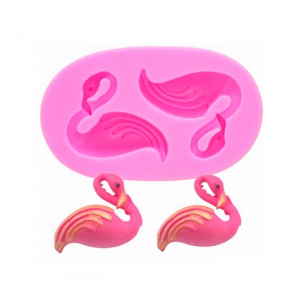 Molde De Silicone Flamingos (S247) - Molds Planet