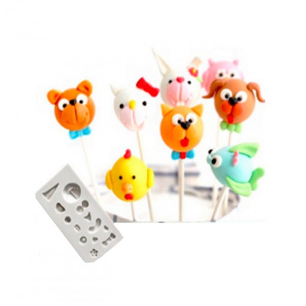 Molde De Silicone Focinho E Rostinho Animais (S455) - Molds Planet