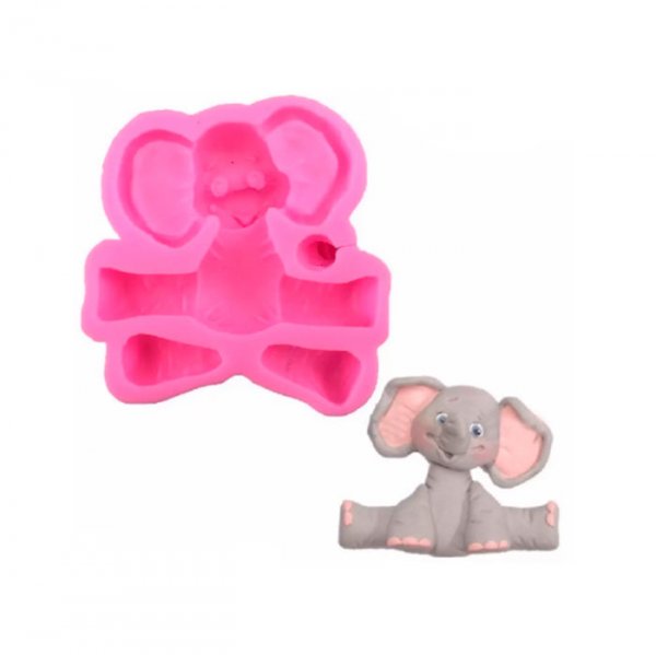 Molde De Silicone Elefante Safari (S462) - Molds Planet