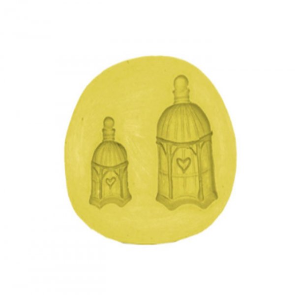 Molde De Silicone 2 Gaiolas (1530) - Mazulli