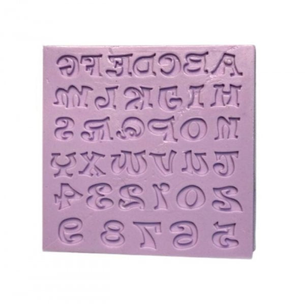 Molde De Silicone 2412 Alfabeto Pq