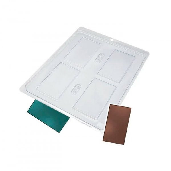 Forma De Acetato Retangular Alongada (709) - Bwb