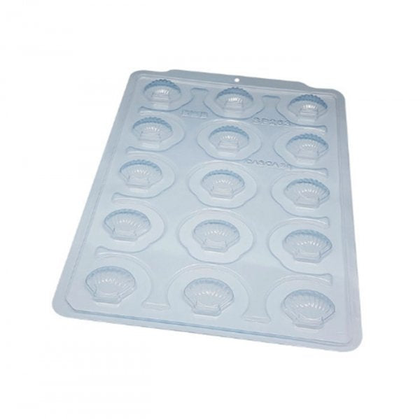 Forma De Acetato C/Slicone Concha Shell (253) - Bwb