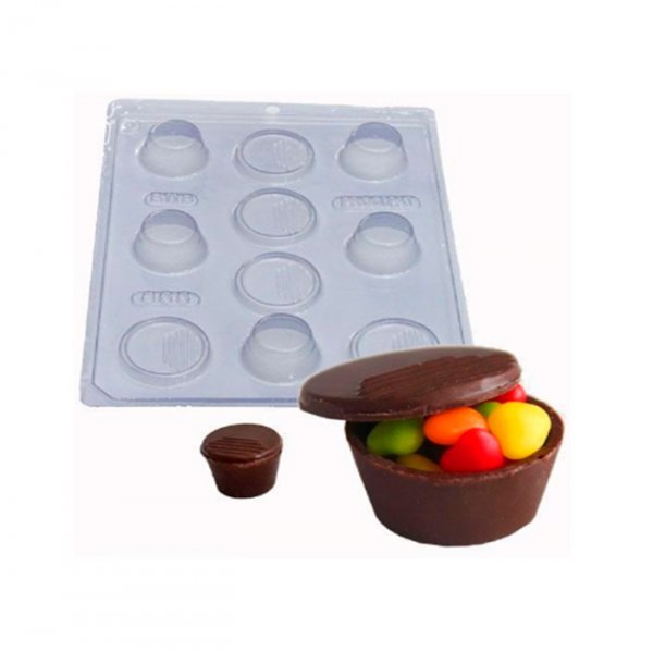 Forma Com Silicone Mini Caixa Redonda (855) - Bwb