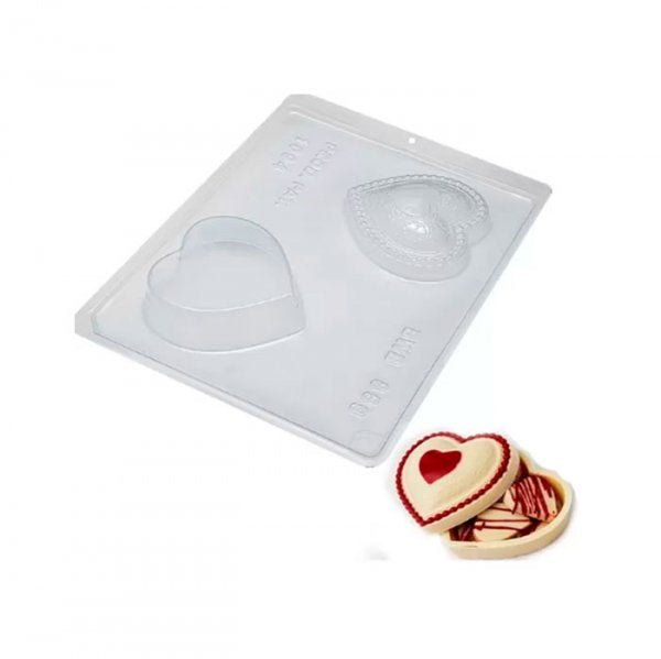 Forma De Silicone Porta Joia Coração (10457) - Bwb