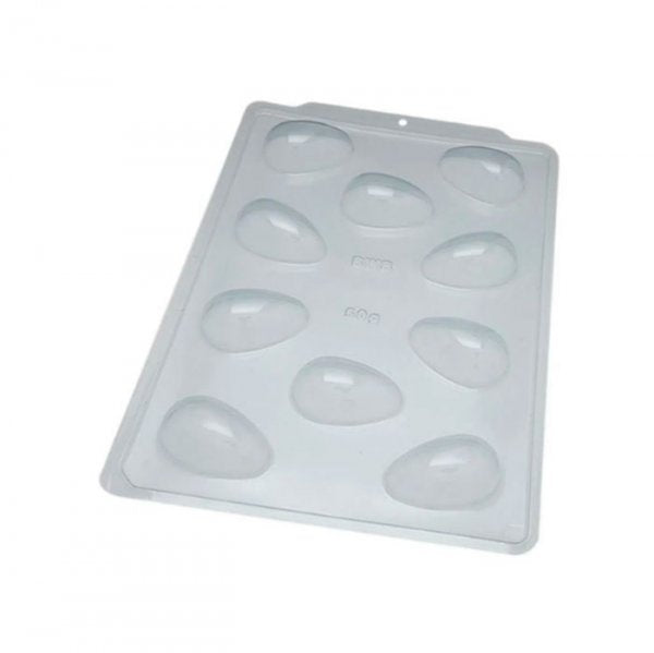 Forma De Acetato C/Silicone Ovo Liso 50G - Bwb Formas