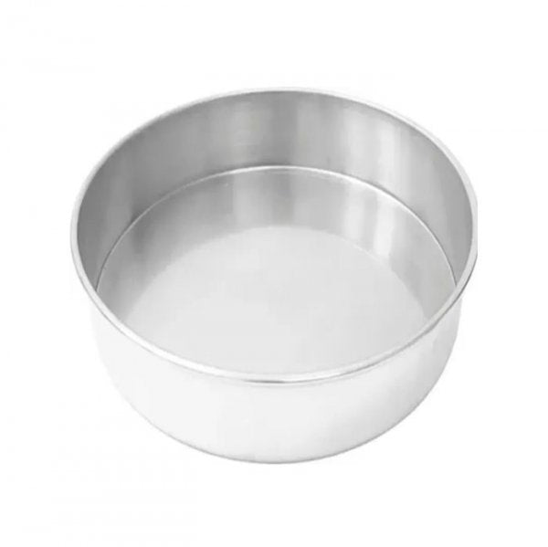 Forma De Aluminio Redonda (13X10Cm) Fundo Falso - Metasa