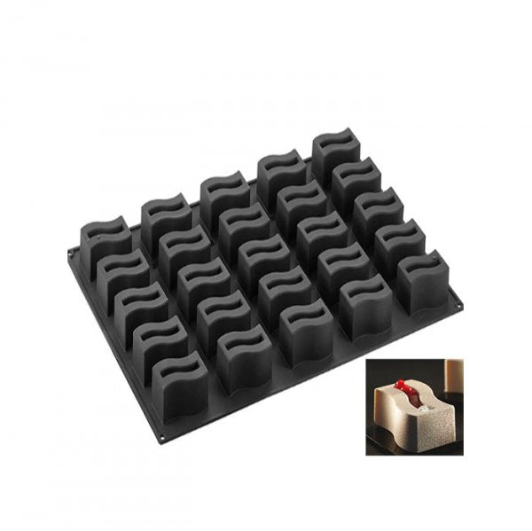 Forma De Silicone (Px023) Ondina 25 Cavidades - Pavoni Italia