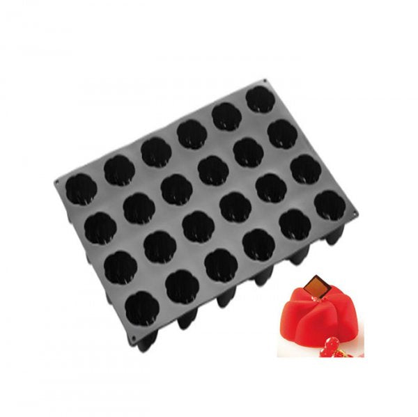 Forma De Silicone (Px063) Spirale 24 Cavidades - Pavoni Italia