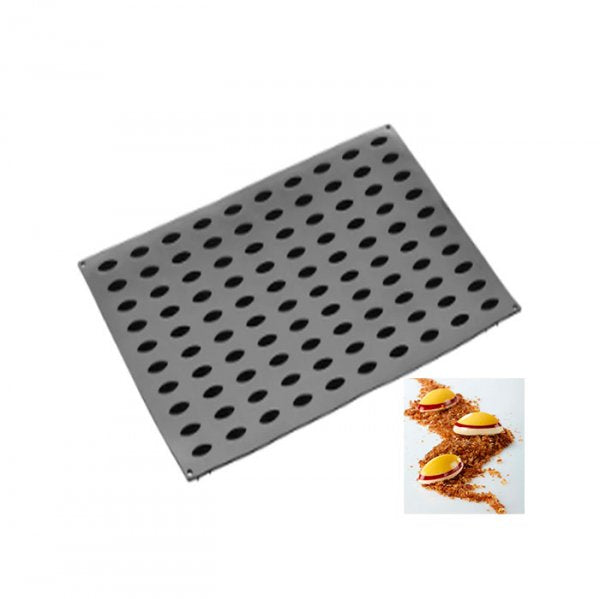 Forma De Silicone (Px072) Quenelle 100 Cavidades - Pavoni Italia