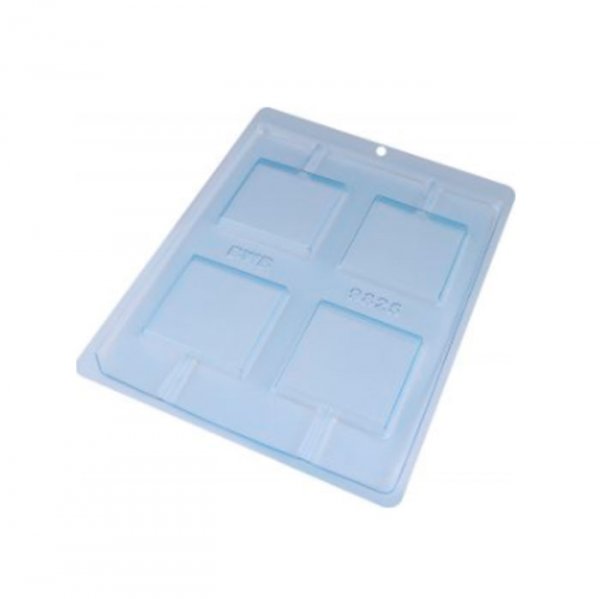 Forma De Acetato Simples Tradicional Pirulito Quadrado (9825) - Bwb