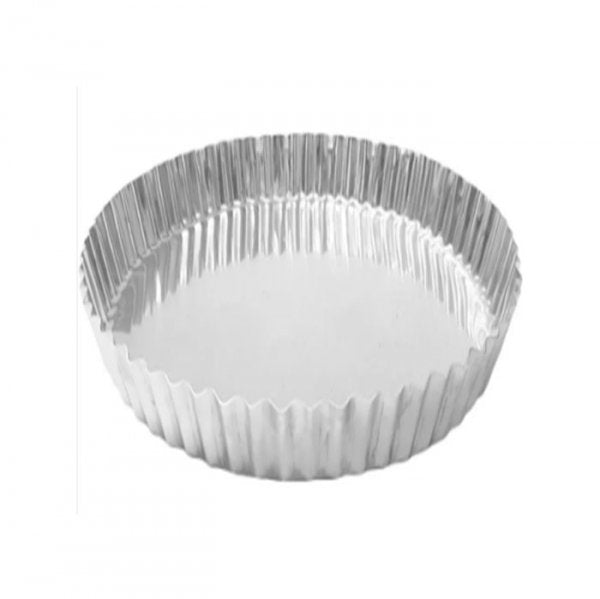 Forma De Inox Torta Maça Crespa (30X3X32) Fundo Fixo - Metasa