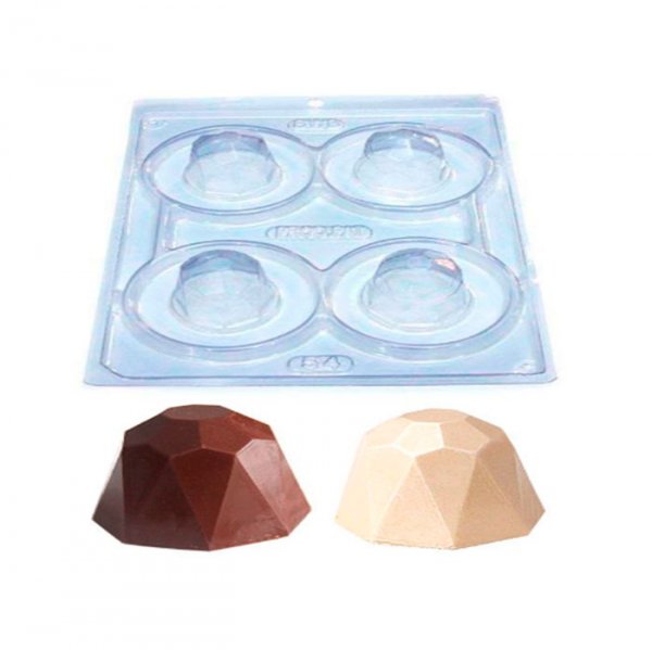 Forma De Acetato C/Silicone Trufa Diamante G (1054) - Bwb