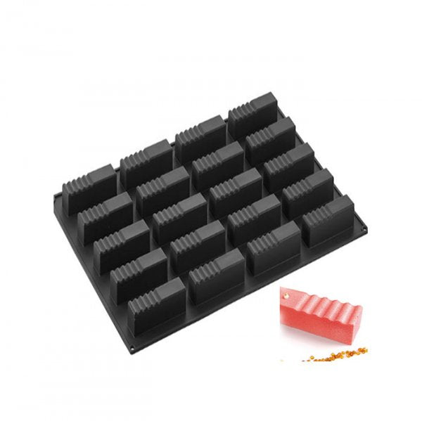 Forma De Silicone (Px026) Long 20 Cavidades - Pavoni Italia