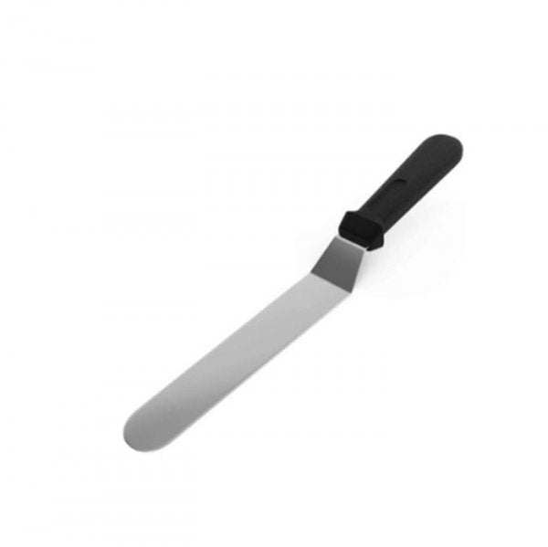 Espatula De Inox Bolo Curva Pequeno - Confeitudo