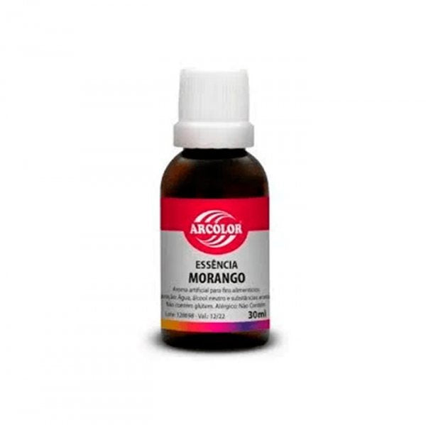 Essência De Morango - 30Ml - Arcolor