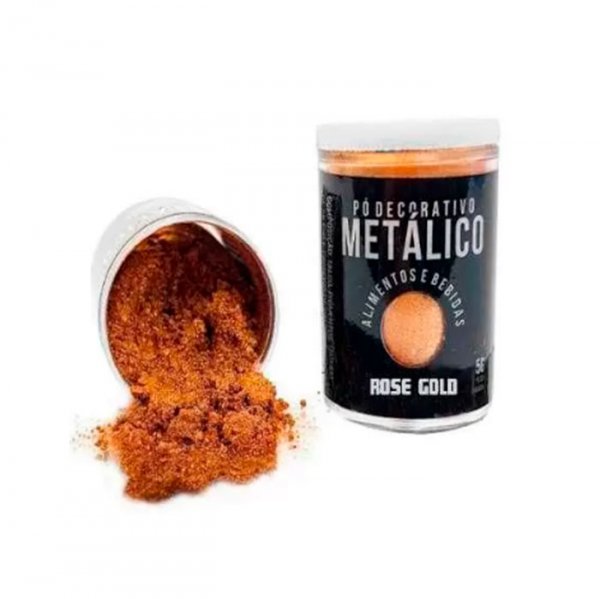 Pó Metalico Rose Gold 5G - Sonho Fino