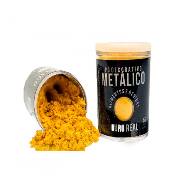 Pó Metalico Ouro Real 5G - Sonho Fino