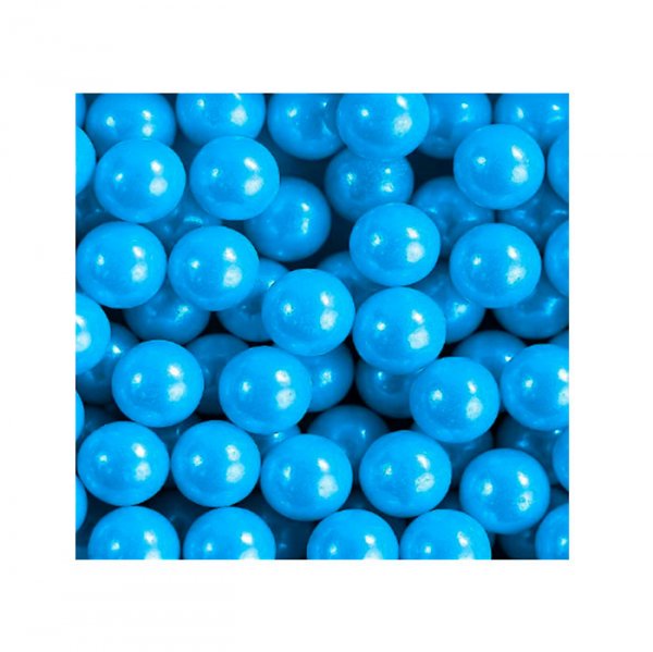 Confeito Perolizados Sugar Beads Azul 100G - Cromus