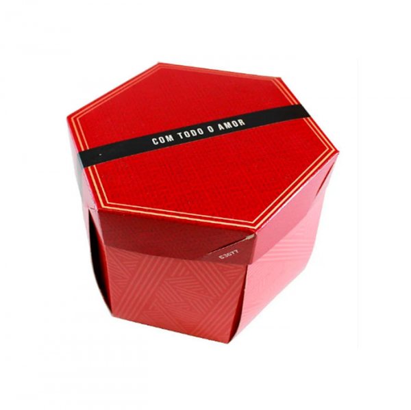 Caixa Explosão Hexa Todo Amor (10Un) - Idea Embalagens