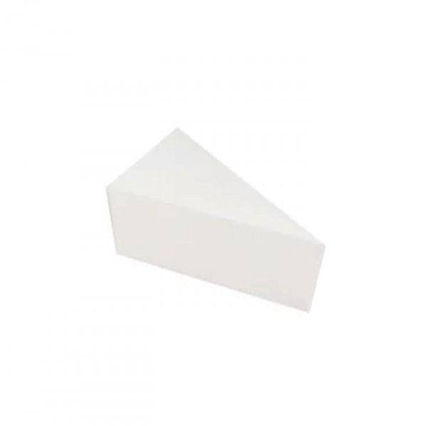 Caixa Fatia Triangular G Branca (5Un) - Crystal Forming