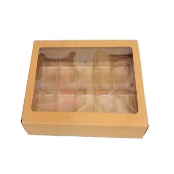 Caixa Gaveta 10 Cavidades Kraft - Artcrystal