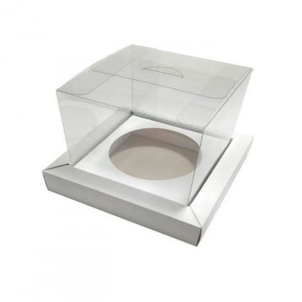 Caixa Gourmet Com Borda Natal Branco - Crystal Forming