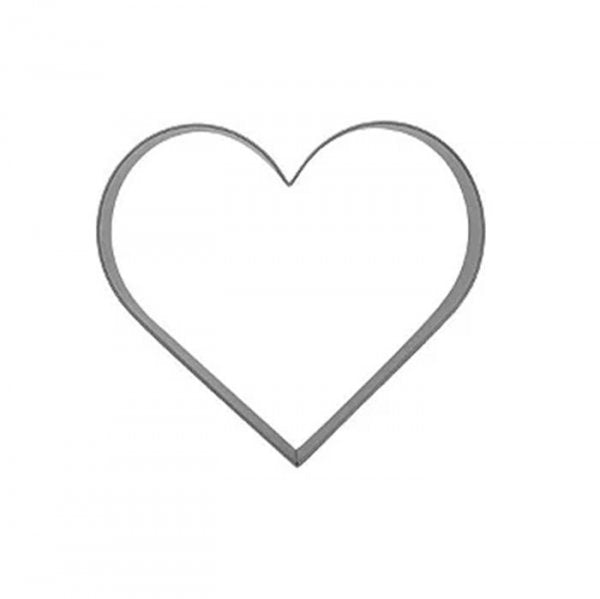Cortador De Inox Coração (5.5X4.5X4) - R.R. Oliveira