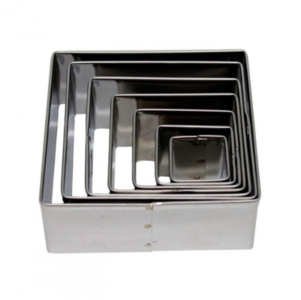 Cortador De Inox Kit Quadrado (7Pç) - R.R. Oliveira