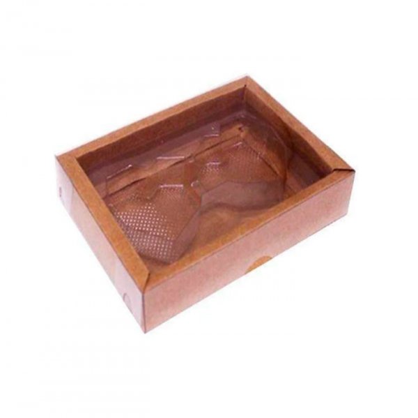 Caixa Coracao Diamantado 2 Cavidades Kraft - Crystal Forming