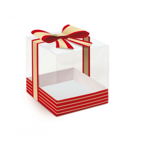 Caixa Mini Panetone P 11X11 C/Visor 100G Un - Cromus