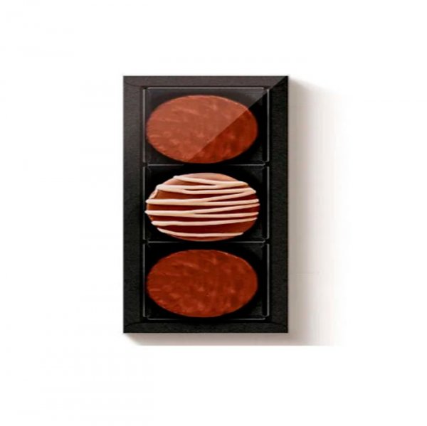 Caixa Para 3 Pães De Mel Preto (5Un) - Cromus